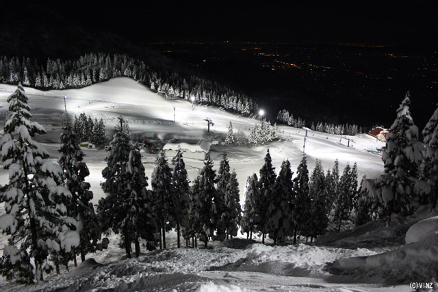 富山県 イオックスアローザ IOX-AROSA スキー場 アサギリコース、シャクナゲコース